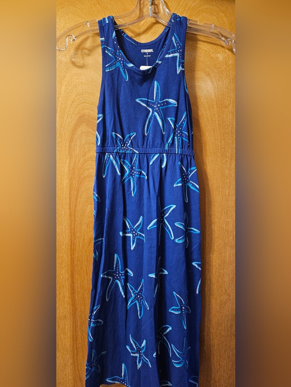 Gymboree Navy Blue Starfish Print Casual Dress
